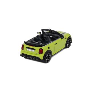 MINI JCW CABRIO ZESTY YELLOW C5H 2021 OttO mobile 1:18 Resinemodell (Türen, Motorhaube... nicht zu öffnen!)